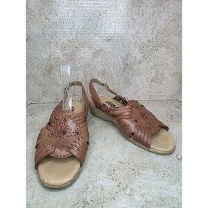 Cobbie Cuddlers Business Career Sandals Women Sz 6.5 Wide Wedge Casual Shoes